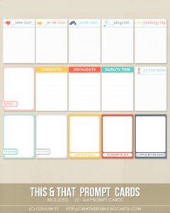 Image of *NEW* This & That Prompt Cards (Digital)