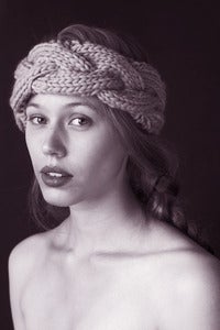 Image of DIY simcoe cable braided headband "gnd knitting kits" w/ fair trade south american woo