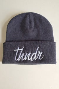Image of Thndr Script Beanie Graphite