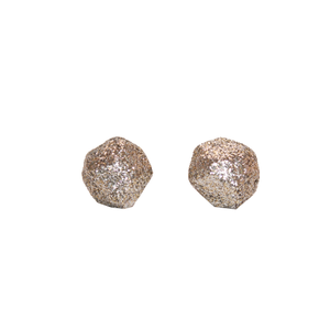 Image of Antique Silver Faceted Studs
