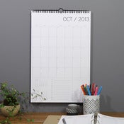 Image of 18 month wall calendar