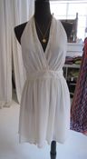 Image of Ivory halter dress