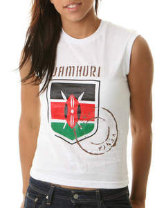 Image of Kenya Badge of honor tee Ladies.