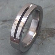Image of Titanium Slit Band