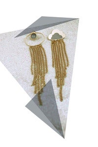Image of Boucles d'oreilles champagne <br> RAINCLOUD