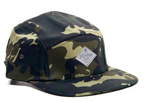 Image of Reason Clothing - Reason Dry Goods 5 Panel Camo Cap