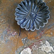 Image of lapis + brass necklace
