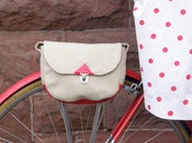 Image of Bicycle Purse-White