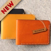 Image of Bi-Fold Hand Stitched Slim Wallet