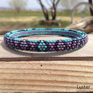 Image of Peyote Stitch Beaded Bangles (Various)