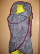 Image of denim like wrap vest