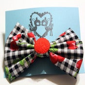 Image of Rockabilly Cherry Bow (large)