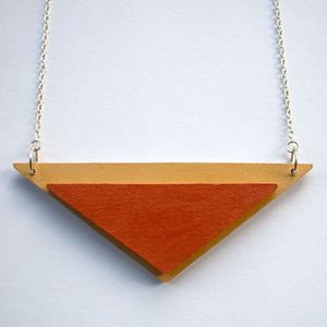 Image of Wooden Tribal Necklace - 'Dune'