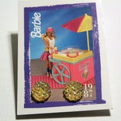 Image of Yellow Barbie Bling Studs