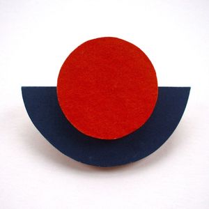 Image of Wooden Tribal Brooch - 'Orb'