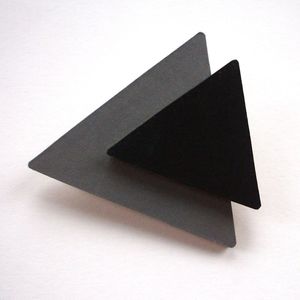 Image of Wooden Tribal Brooch - 'Thorn'