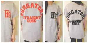 Image of Purgz SXE T-Shirt on grey 