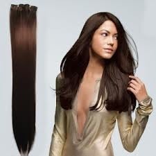 Image of 30" MYLUXURY1ST 8 Pieces Remy Clip in Hair Extensions 120 grams
