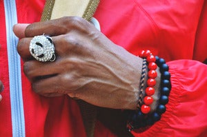 Image of MBDCR |DIVIDE & CONQUER Noir Matte Bracelets 