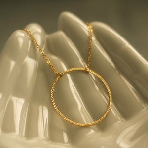 Image of Gold Circle Necklace