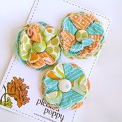 Image of set of 3 posy pins - 846