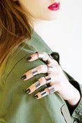Image of band ring SET 8 pcs