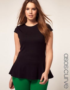 Image of ASOS Peplum Top