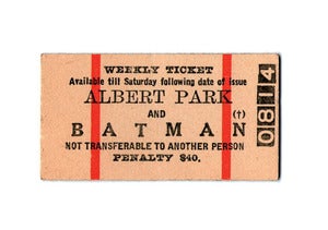 Image of Albert Park Greeting Card & Envelope