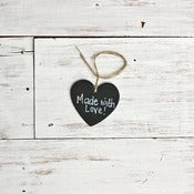 Image of Heart Chalkboard Tags