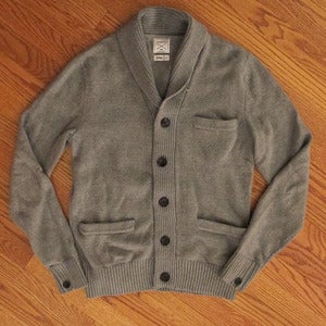 Image of Gap x GQ Ovadia & Sons Shawl Cardigan, Size Small