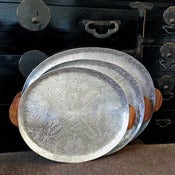 Image of chased metal trays