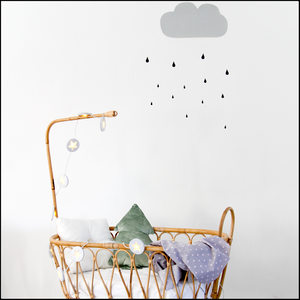 Image of MINI CUNA MIBRE / BAMBÚ CON DOSEL (IVA INCL.)