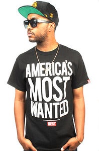 Image of Most Wanted Black Tee