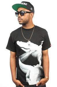 Image of Gator tee black