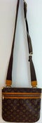 Image of Retired Louis Vuitton Monogram Canvas Pochette Bosphore Messenger Bag Made In France