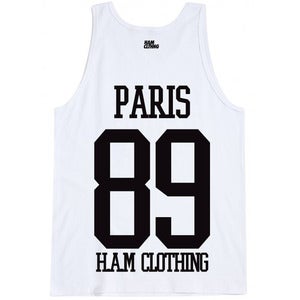 Image of Paris 89 - Tanktop Weiß - Mann