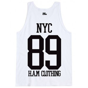 Image of NYC 89 - Tanktop Weiß - Mann