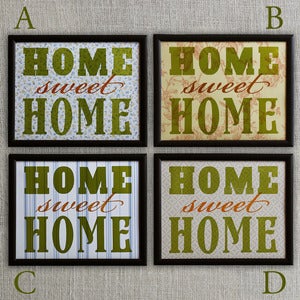 Image of Home Sweet Home (framed print)