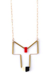 Image of Phoenix (Black/Bone/Red Hot + Gold/Brass)