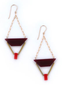 Image of Shandy (Merlot/Red Hot + Gold/Brass)