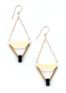 Image of Shandy (Bone/Black + Gold/Brass)