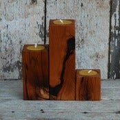 Image of Reclaimed Wooden Candle Blocks 
