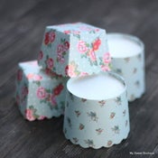 Image of ** Fleurs ** Moules cupcakes à fleurs par 6 ronds ou carrés - grande taille