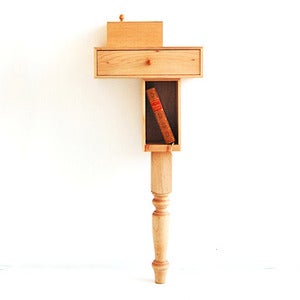 Image of Bedside Console with Leg
