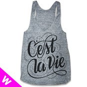 Image of CEST LA VIE (WOMEN RACERBACK)