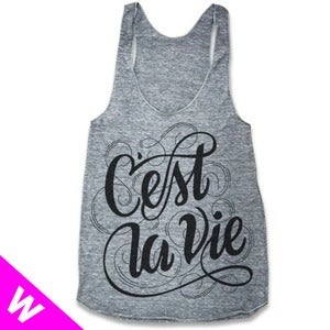 Image of CEST LA VIE (WOMEN RACERBACK)