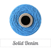 Image of Solid Denim Twine Spool - 240 yards