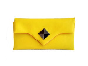 Image of Yellow Diamond Clutch
