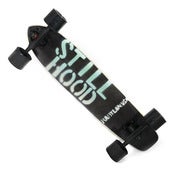 Image of STILL HOOD - Black Logo Skateboard