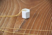 Image of Cement Hexagon Necklace